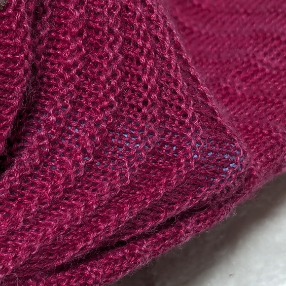 #1584 Liz Clairborne short sleeve pink knit crew neck sweater Med - Picture 7 of 10